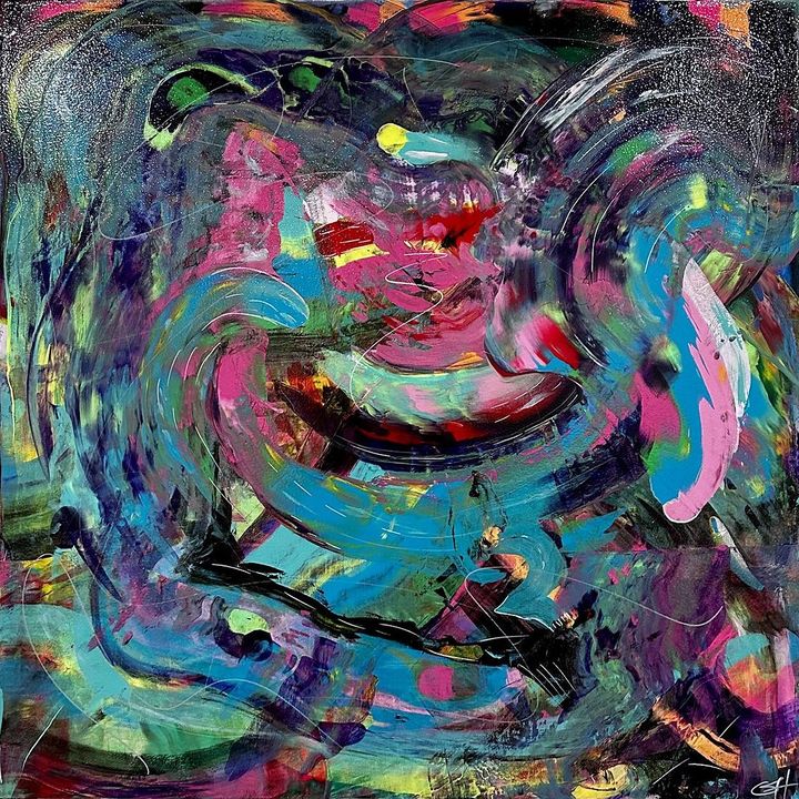 Turning Tide, acrylic on canvas